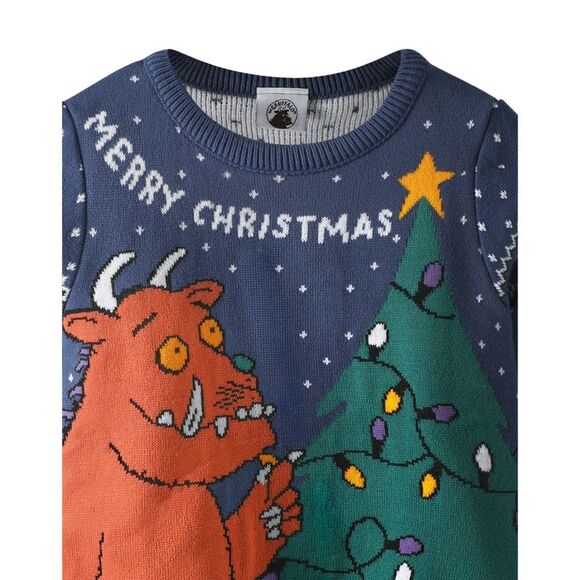 The Gruffalo Boys Knitted Christmas Sweater / Blue - Picture 3 of 6